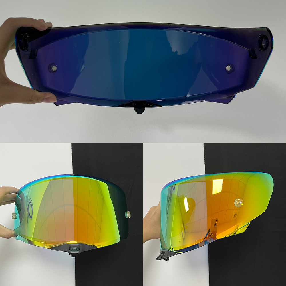Tt Revo Lenses Are Suitable for Tt Revo Motorcycle Helmets, with Mirror-Coated High-Definition Lenses for Day and Night Use and Uv Protection