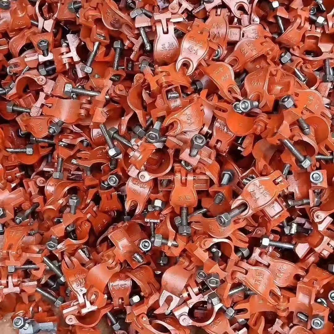 扣件48型建筑工地钢管专用卡扣十字对接转向国标非标