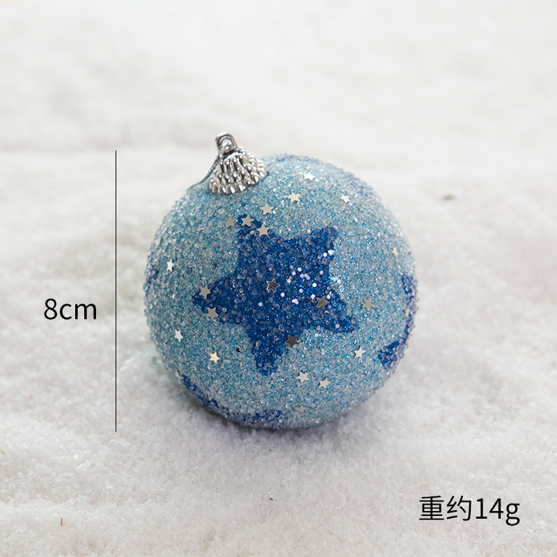 クリスマス装飾品クリスマスボール吊りボール彩色ボールクリスマスツリー吊り飾りカラーボールdiy部品配置|undefined