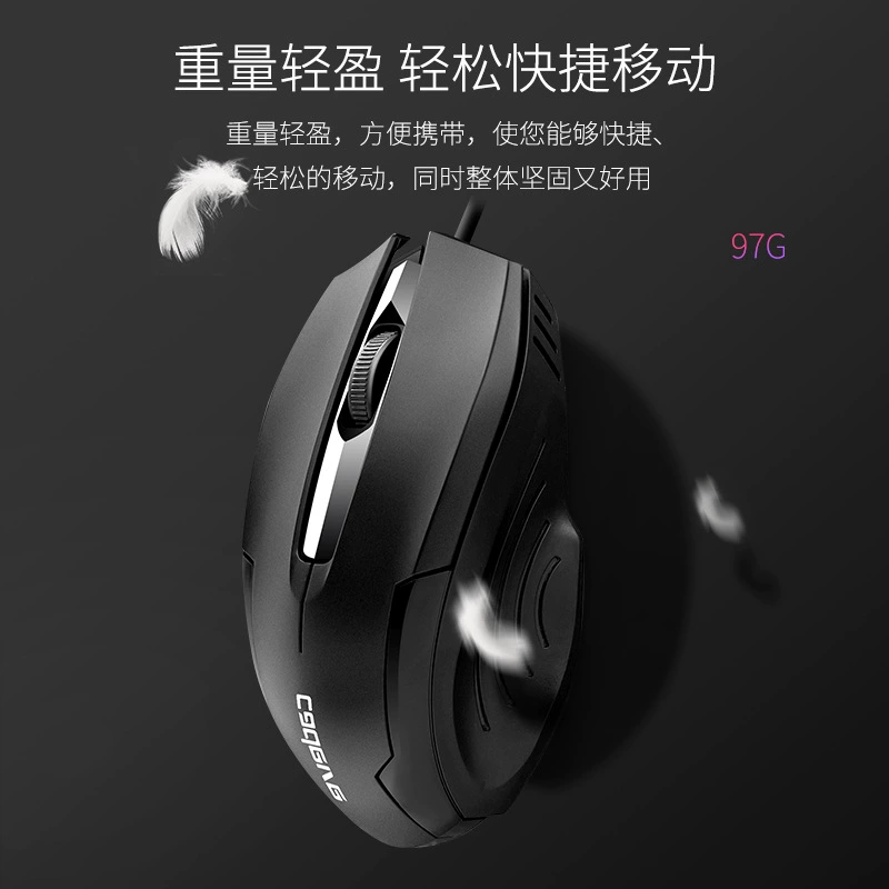 Caddy 001 USB проводная мышь, модная оптическая мышь с USB-интерфейсом для офиса и дома, производитель