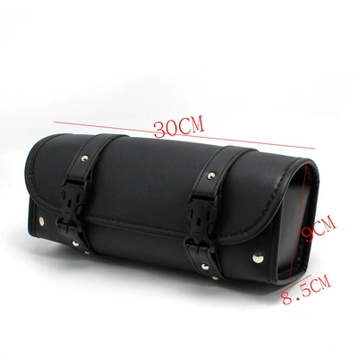 Harley Motorcycle Bag, Retro Modified Motorcycle Bag, Side Bag, Rider Bag, Front Bag, Electric Vehicle Tool Bag (Motorcycle Safety Supplies) - black