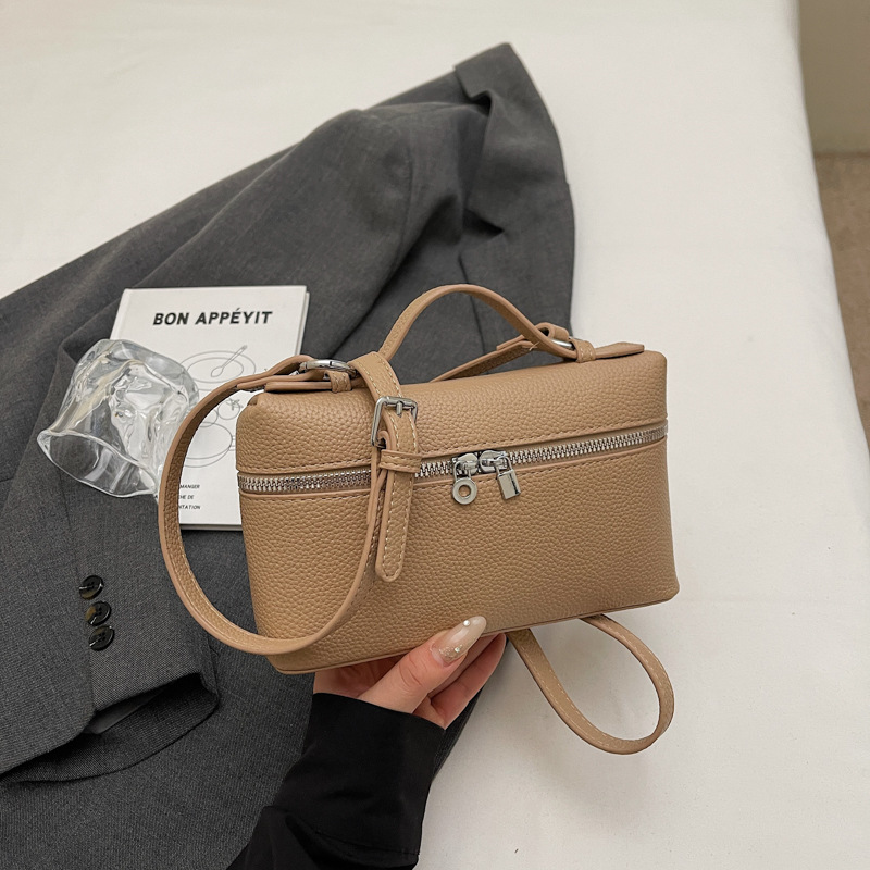 Coreana alta sensación bolso de mano pequeño bolso cuadrado para mujeres 2026 nueva moda estilo exterior ocio bolso de hombro
