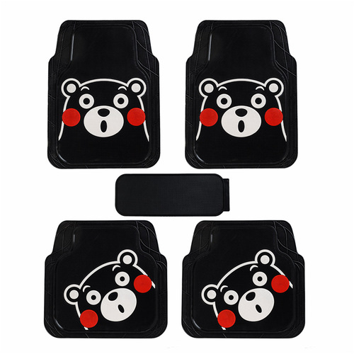 Scissors-cut high-quality universal car floor mats made of rubber, suitable for all four seasons, with features such as waterproof, anti-slip, anti-freeze, easy to clean, and extra thick.