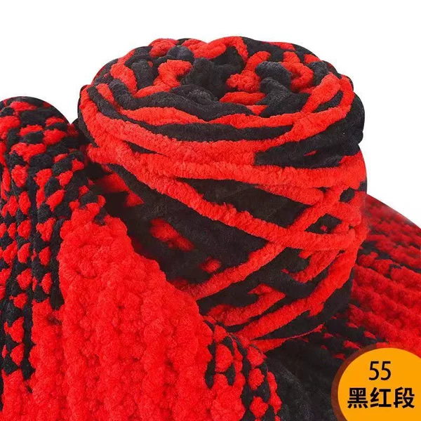 55 Black and Red Section*No twist*7s*1*acrylic