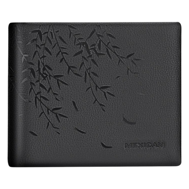 Scarecrow Wallet Men's Short Official Flagship Store Official Website Student Men's Simple Trendy Brand Pure Cowhide Wallet