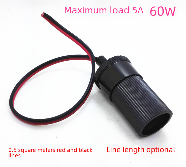 Battery connector cigarette lighter adapter car battery extension cord ignition wiring harness vehicle power converter