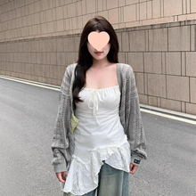 大码胖mm甜美风不规则蕾丝拼接吊带背心设计感辣妹外穿上衣女早秋