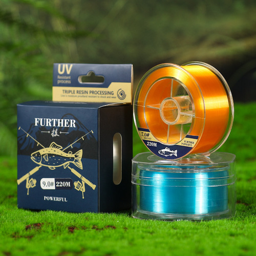 Linhu 220-meter fishing line nylon line rock fishing sea rod fishing line long-range line slip line group main line fishing line wholesale