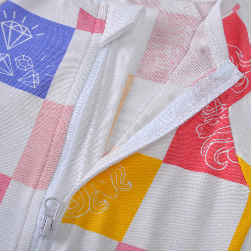193g Weight Romper Children's Clothing Type Bamboo Fiber Fabric Type Jumpsuit Tops Type Baby(0-2Years) Age Group Regular Fit Fit Type Star, Leaves, Plaid Pattern 2025 Spring and Summer Season Baby General Gender Basic Style Basic Star Leaves Plaid Bamboo Fiber Baby Rompers 5