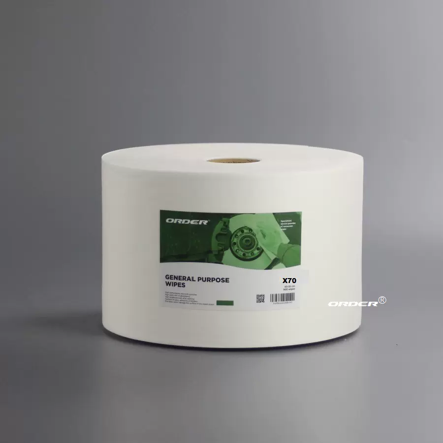 苏州欧德大卷式工业无尘纸 抛光无尘纸车间擦拭布 高效吸油吸水