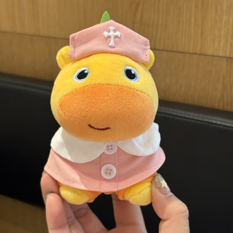 本物のスポット DuoAi Capybara Lulu 周辺ぬいぐるみ面白いスクールバッグバッグペンダントキーホルダー人形ギフト|undefined