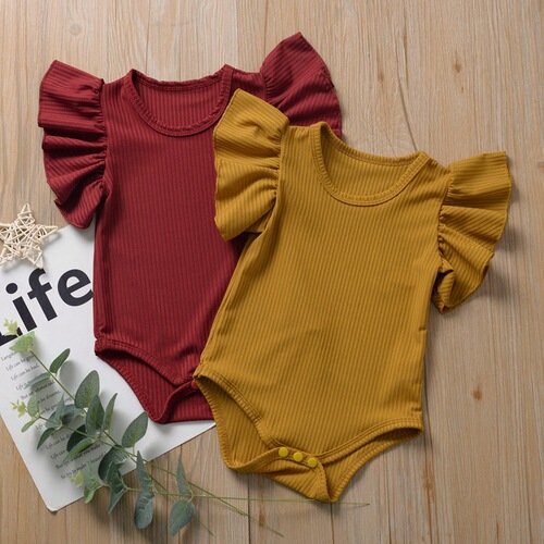 Kids' Summer Jumpsuit Romper Children's Vest Girls' Instagram-style European and American Cross-border Crawling Suit One-piece Short-sleeved Outfit