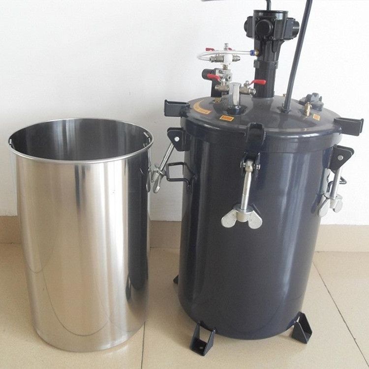 Barril de presión neumático 10L / 30 / 40 / 60L Barril de mezcla automático Barril de mezcla de pintura Tanque de presión