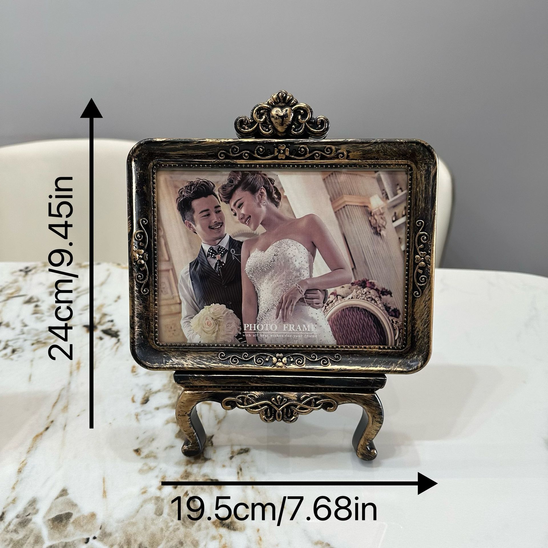 国境を越えたソース7インチの画架ホームオフィス装飾品ファッションシンプルなフォトフレーム復古卸売り電気商対外貿易