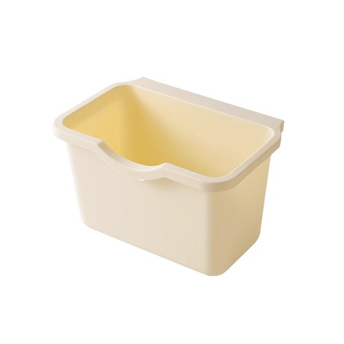 Kitchen trash can hanging household kitchen waste cabinet door special plastic storage bucket living room bathroom hanging paper basket