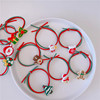 Christmas hair rope, ponytail, cute decorations