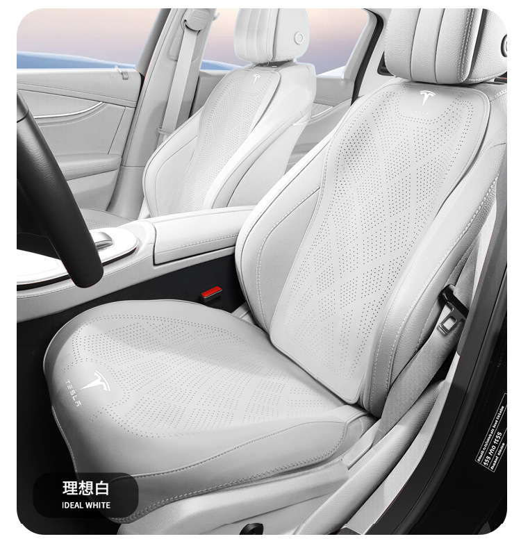Cross-Border Suitable for Tesla Model 3 Model Y Car Seat Cushion All Year Round Summer Breathable Seat Cover Export