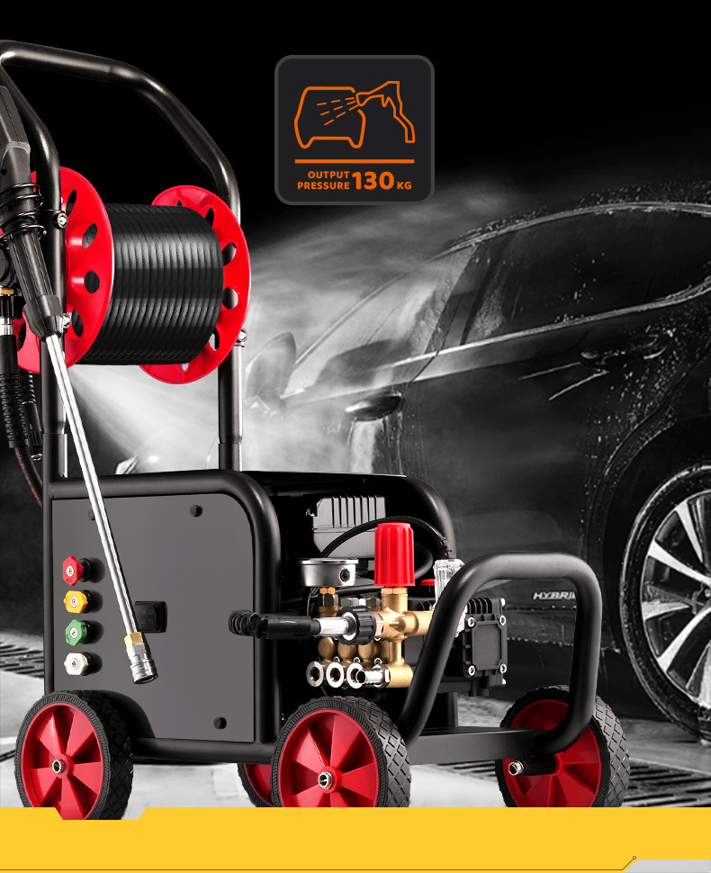 Cleaning Machine, Car Washing Machine, Ultra-High Pressure, High-Power Household Cleaning Machine, Pressurized Water Gun, Powerful Floor Washing Machine for Vehicles