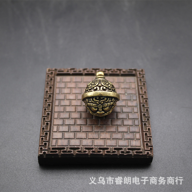 Brass small bell car interior small pendant men's and women's keychain pendant pet neck pendant