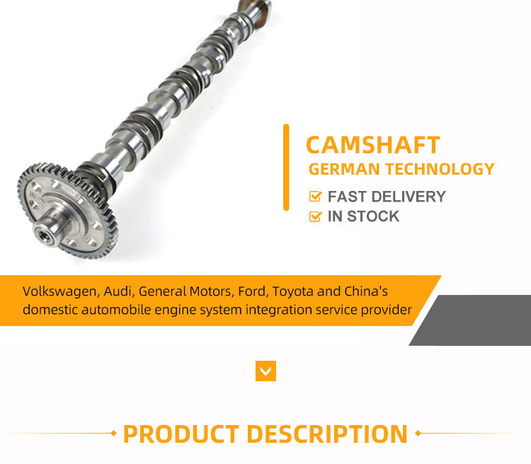 06H109022Ar Is Suitable for Volkswagen Exhaust Camshaft 06H109022Bd 06H109022Bj