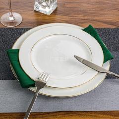 Phnom Penh Bone China Plate Flat Plate Hotel Plate Steak Plate Bone Plate Cold Dish Plate Western Food Plate Ceramic Shallow Plate Dessert Plate