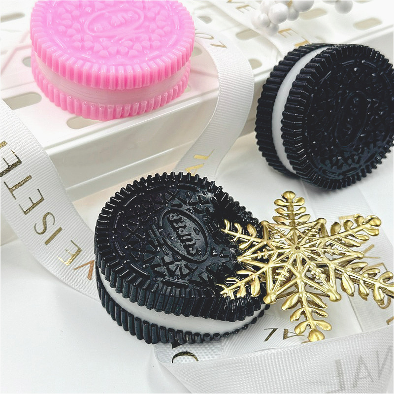 Xiaohongshu mismo estilo Oreo galleta pellizcando música simulación comida jugar pastel sándwich pellizcar juguete de ventilación de descompresión súper suave