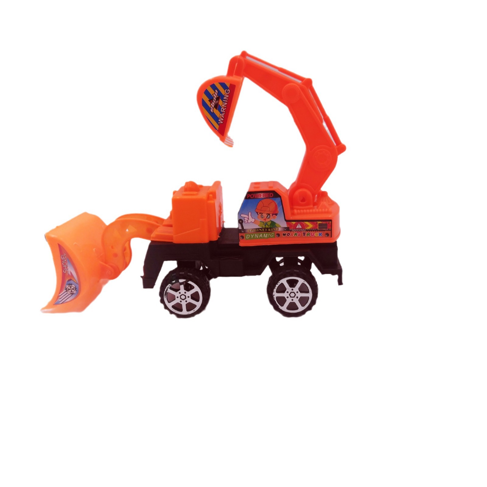 Excavadora + bulldozer promoción de los niños puesto de venta caliente 2 yuanes Juguetes