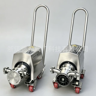 粘性物料输送洁净型304/316L卫生型食品级不锈钢挠性叶轮泵