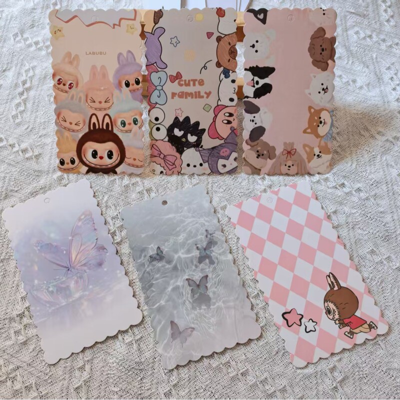 Wholesale Cartoon Packaging Labels, Cartoon Jewelry Cardstock, Wedding Packaging Materials, Card Inserts, and Ins Back Cards Wholesale Cartoon Packaging Labels, Cartoon Jewelry Cardstock, Wedding Packaging Materials, Card Inserts, and Ins Back Cards