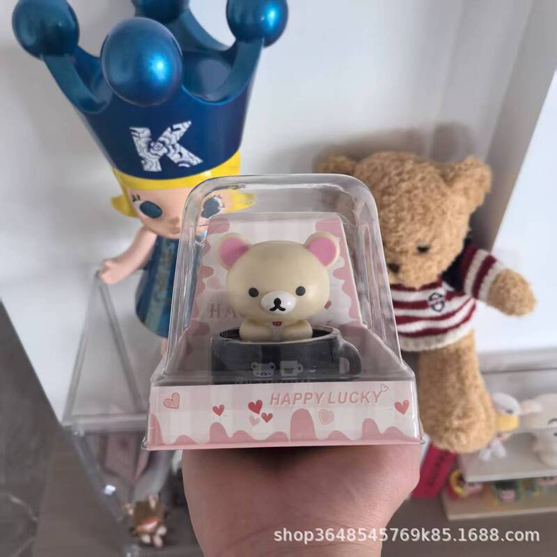 【爆款】日系卡通轻松熊点头摆件光动能摆件美乐蒂系列生日小礼物|undefined