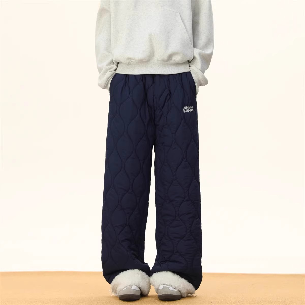 2025 Winter Fleece-Lined Wool Thermal Pants for Women, Thickened Cotton Leggings for Autumn, Base Layer Pants, Large Size for Northeast