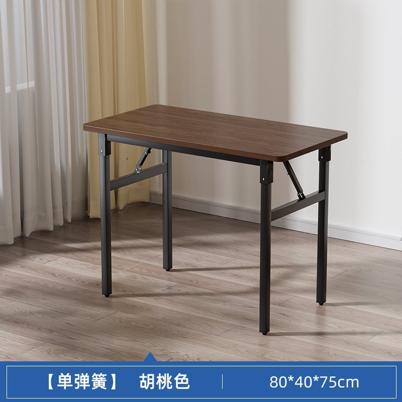 Mesa de escritorio plegable mesa de estudio de escritorio de escritorio de estudiantes de oficina en el hogar tabla pequeña tabla rectangular alquiler simple