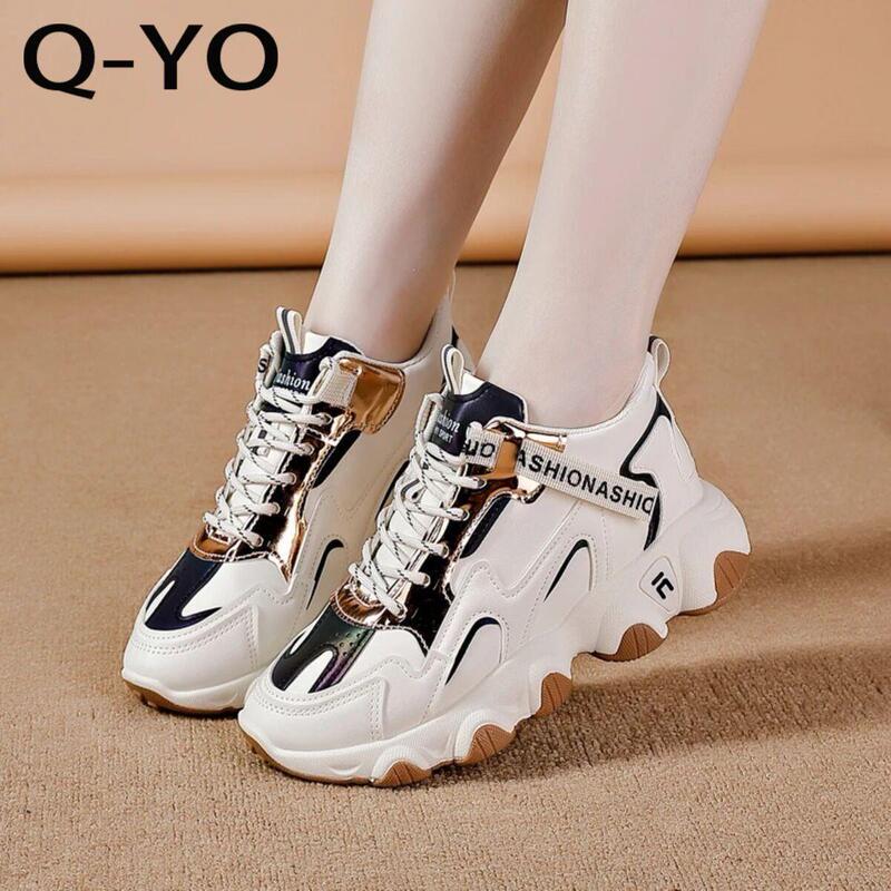 Brand Off-Season Dad Shoes for Women, Spring and Autumn, Light Luxury Fashion Trendy Sneakers, Thick-Soled, Non-Slip, Wear-Resistant Casual Shoes