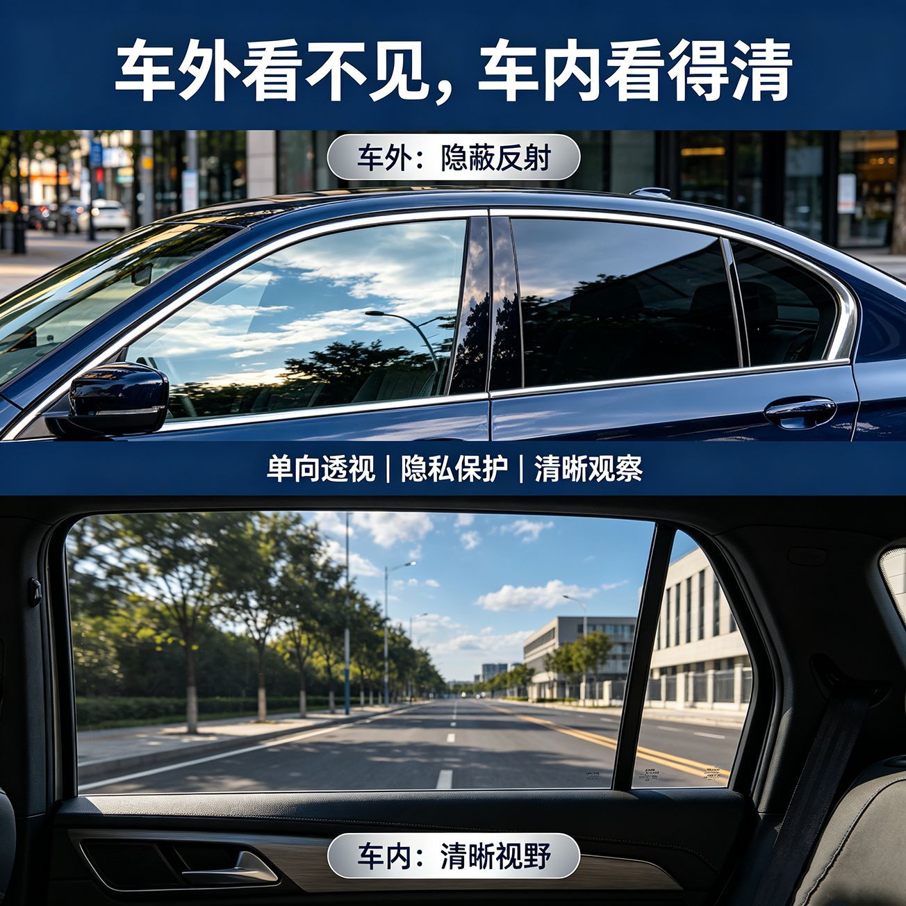 Full car film, insulation film, explosion-proof privacy film, car film, front windshield film, factory wholesale, specialized for new energy vehicles