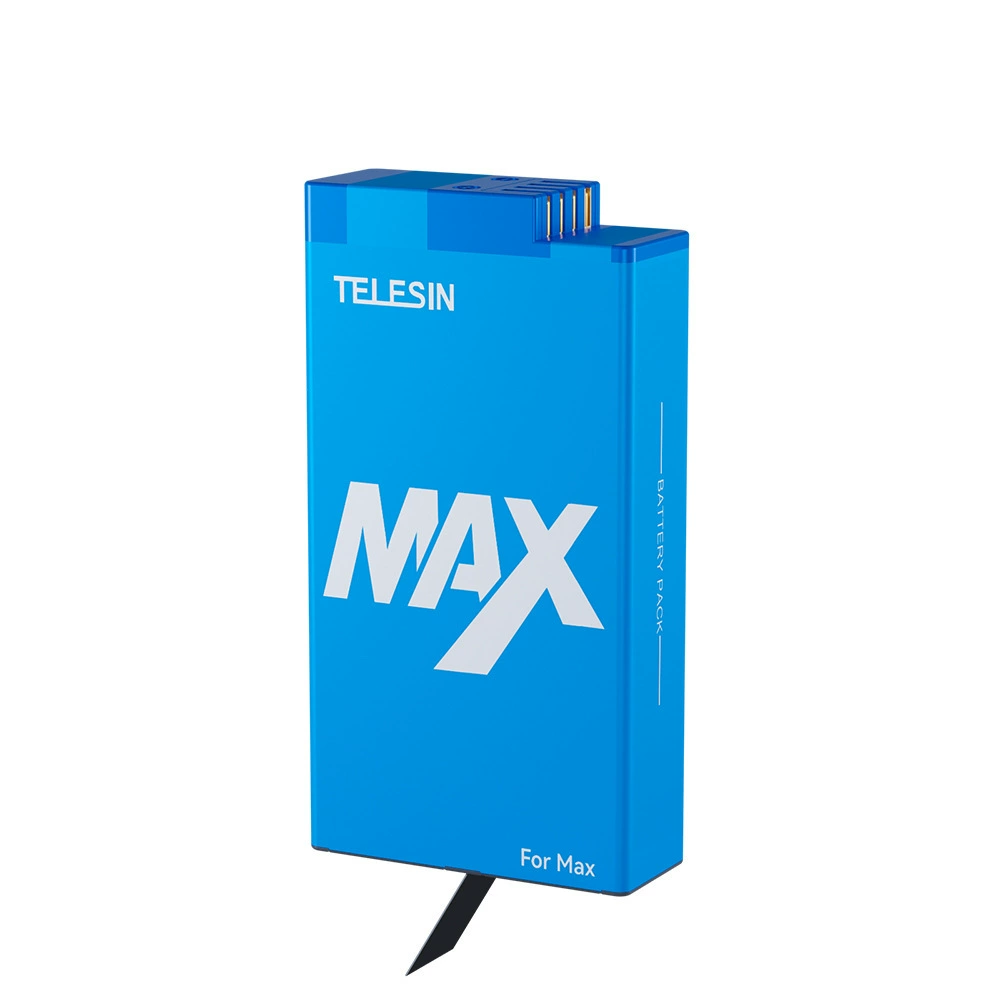 Адаптер TELESIN для батареи GOPRO MAX, полная декодировка, всплывающих окон нет, большая емкость, аксессуар для батареи GOPRO