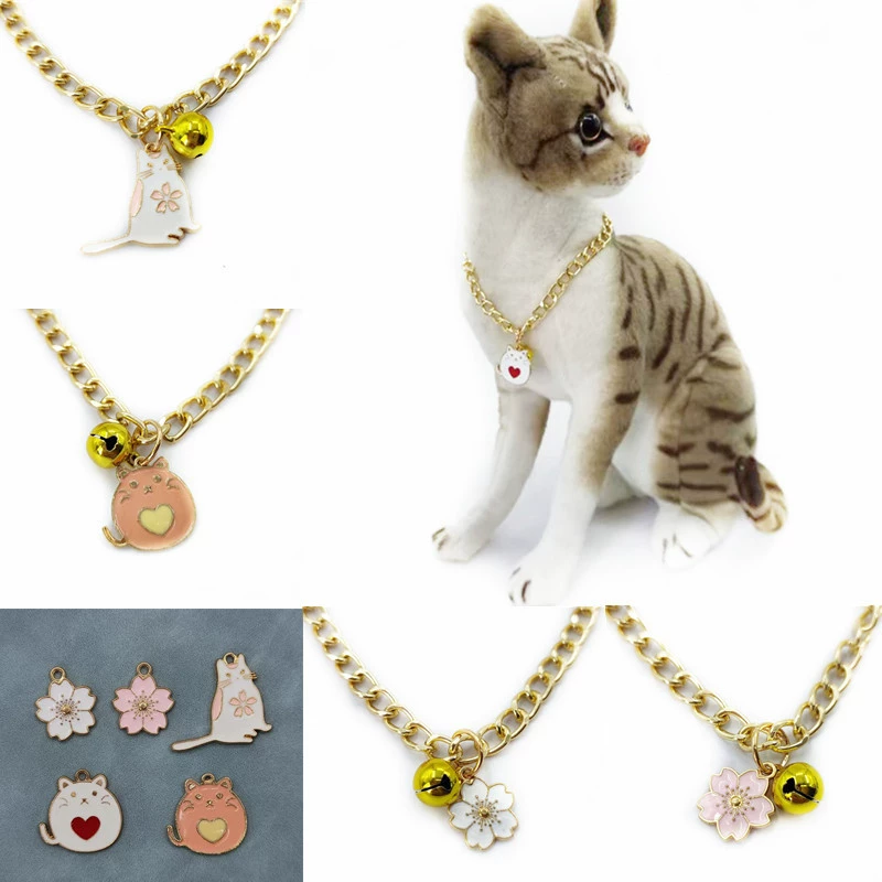 Фабрика Новая любовь Кошка металлическое ожерелье с колокольчиком домашнее животное персидская кошка циветта кошка короткие волосы кошка Золотой ошейник