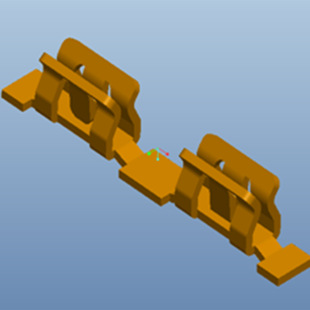 Shielding cover clip fixing clip PCB bracket snap-in 6.5*0.8*1.28 free sample discount