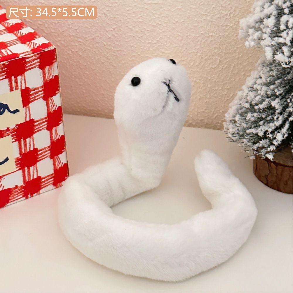 Año de la serpiente encantadora serpiente muñeca de juguete de peluche muñeca creativa extraña mascota al por mayor