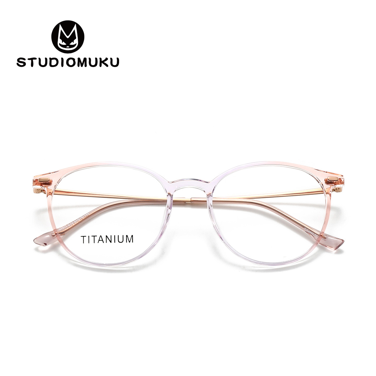 STUDIOMUKU gafas de madera cool simple y delicada mano de obra y textura ligera gafas de marco de espejo plano
