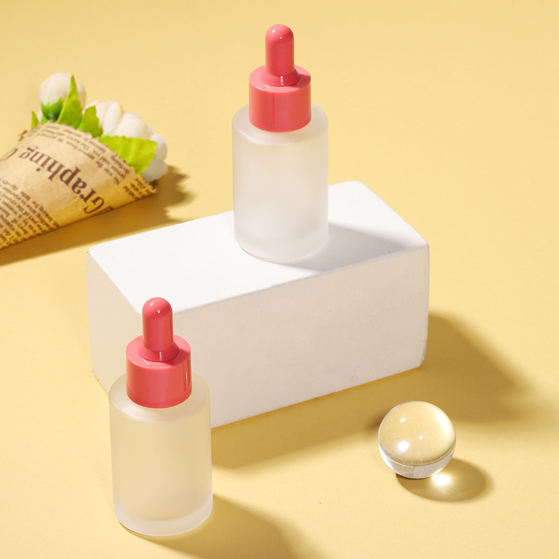 現物30ml透明フロスト平肩瓶50ml原液滴管瓶60ml精華液瓶精油瓶|undefined