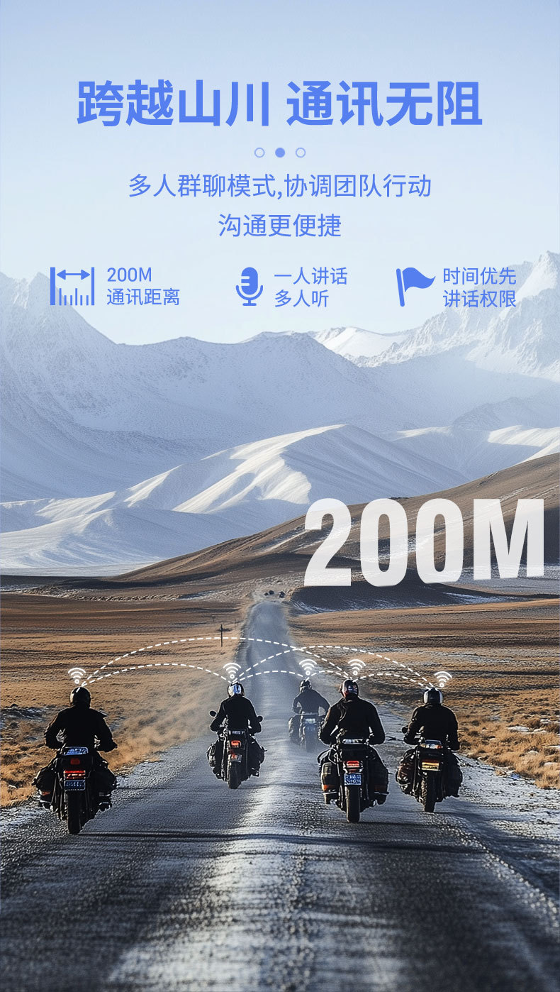 Cross-Border Motorcycle Helmet-Specific 5.4 Bluetooth Headset with Led Screen Digital Display, Fm Radio, and Intercom Helmet Headset