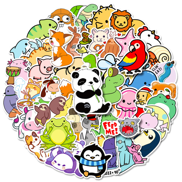 Children's cartoon cute award for students with animals for…