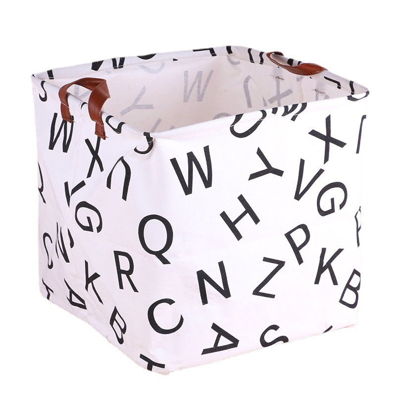 Waterproof square storage box cartoon clothes laundry basket