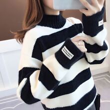 新款雪尼尔高领加绒毛衣女加厚冬装保暖打底衫秋冬洋气内搭女