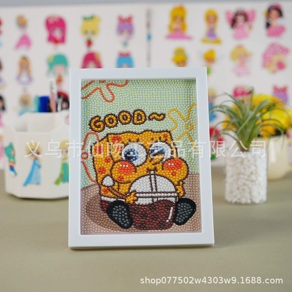 Набор для алмазной живописи Sanrio Kuromi, 17×22 см пластиковая рамка, набор для творчества DIY для детей