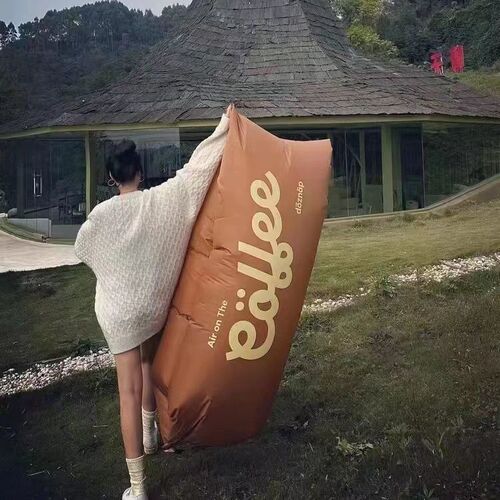 Outdoor lazy inflatable sofa portable camping picnic music festival air bed beach air bed reclining and folding