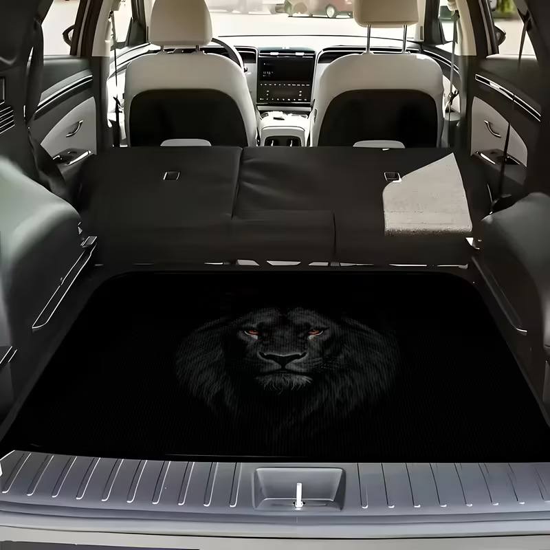 Simple Solid Color Car Trunk Mat, Stain-Resistant and Wear-Resistant, Universal for All Seasons, Water-Absorbent Storage Mat, Cross-Border Temu