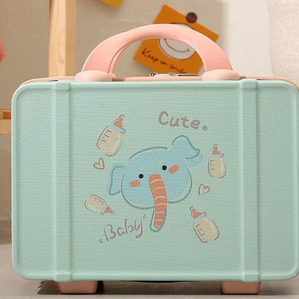 Путешествие маленький ретро чемоданчик handsont storage box, косметичка, 14 дюймов