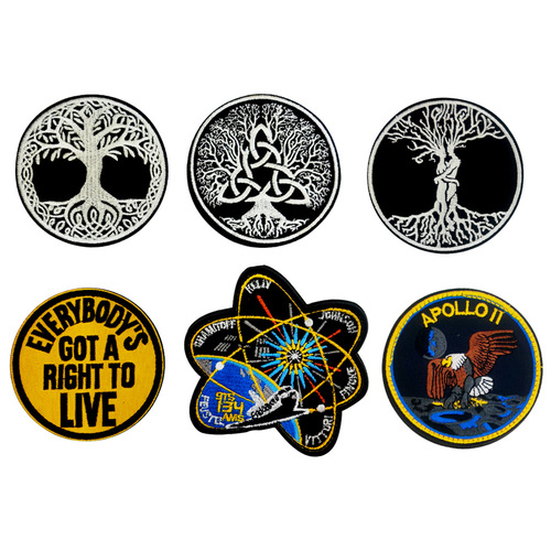 Dropshipping cross-border new embroidered Velcro patch, outer space letter badge patch patch, tactical morale cloth patch