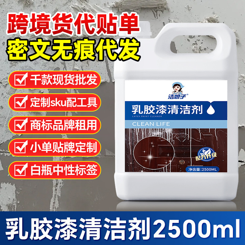 Latex paint cleaner Stone paint new house decoration open land white new house paint Putty powder decontamination paint art